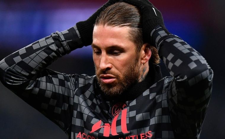 En el PSG, Sergio Ramos está muy lejos de su versión ganadora del Real Madrid.
