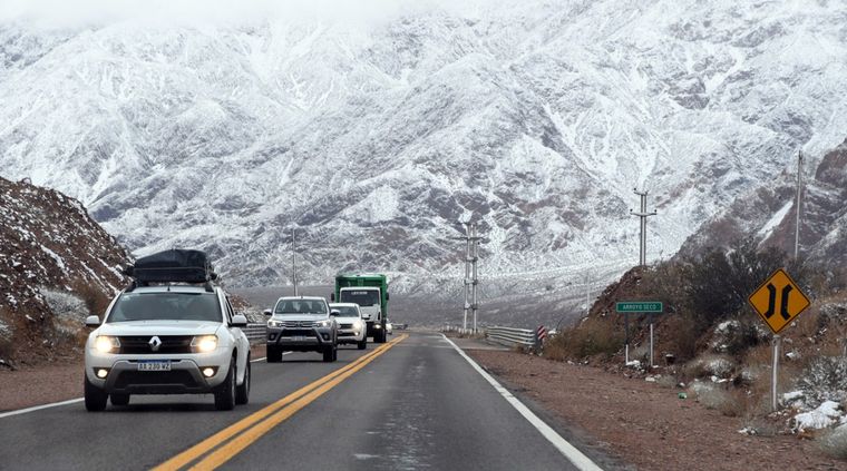 El sábado hay alerta por nevadas en Mendoza Foto: ALF PONCE MERCADO / MDZ