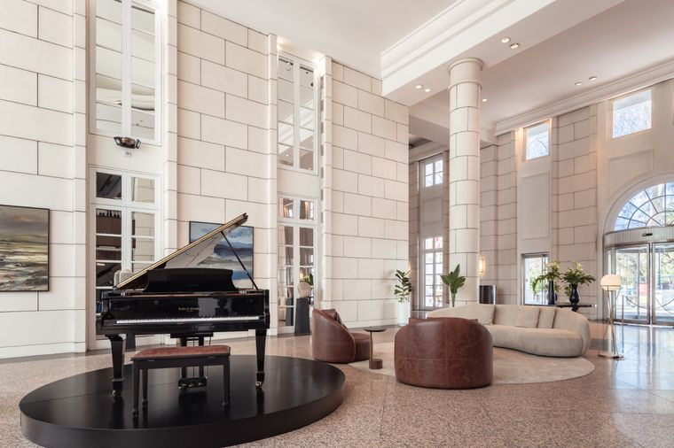 Una imagen del icónico lobby de Park Hyatt Mendoza. Una imagen del icónico lobby de Park Hyatt Mendoza.