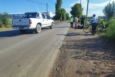 Una pareja se accidentó en una moto, el hombre murió y la mujer resultó gravemente herida Foto: Ministerio de Seguridad de Mendoza