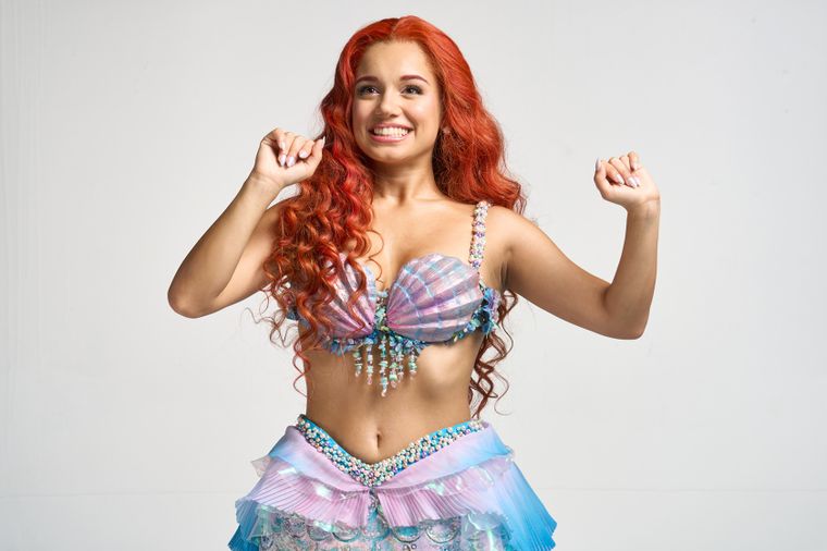 Albana Fuentes interpreta al entrañable personaje de Disney en la adaptación teatral. Albana Fuentes interpreta al entrañable personaje de Disney en la adaptación teatral.