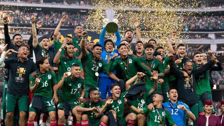 México ganó la Copa Oro. Foto: Twitter @miseleccionmx