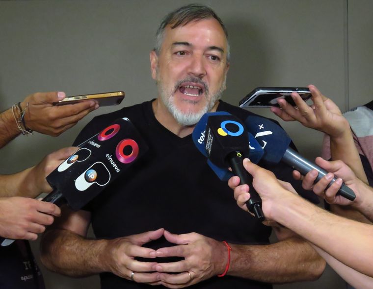 El secretario general de ATE, Rodolfo Aguiar, cruzó con dureza a Manuel Adorni Foto: Noticias Argentinas
