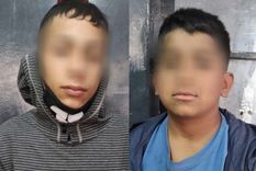 Menudos Los nenes fueron apresados pero dijeron que no sabían su número de DNI. Foto: Rosario Nuestro.