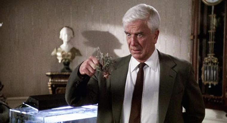 Leslie Nielsen brilla en esta joya del humor absurdo con estatus de culto. Foto: Archivo Leslie Nielsen brilla en esta joya del humor absurdo con estatus de culto. Foto: Archivo 