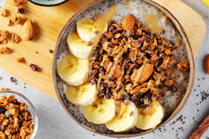 Receta cremosa de avena pudding