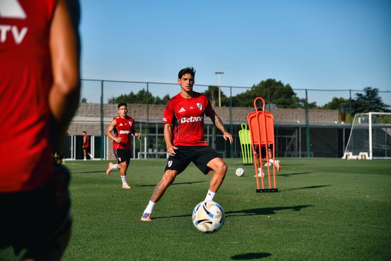 Lucas Martínez Quarta, en plena pretemporada de River. Lucas Martínez Quarta, en plena pretemporada de River. 