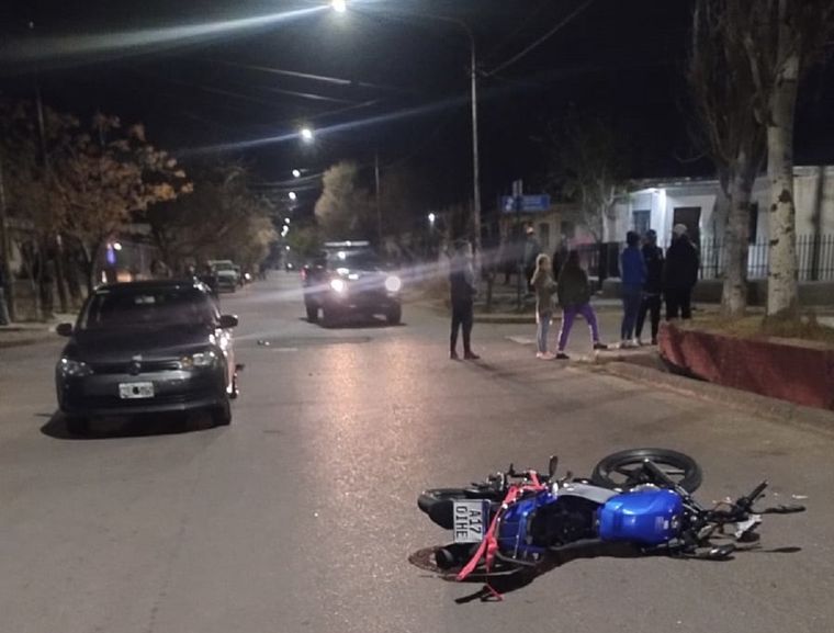 El accidente ocurrió en Cordón del Plata y Ejército de Los Andes.