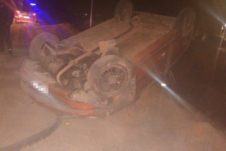 Así quedó el Peugeot 206 que protagonizó el accidente en El Pastal. Así quedó el Peugeot 206 que protagonizó el accidente en El Pastal.