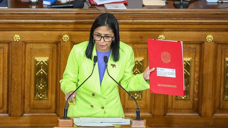 Delcy Rodríguez presentó este jueves el Mensaje Anual 2025 ante el Parlamento en Caracas.