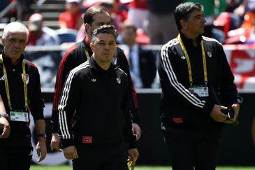 Marcelo Gallardo hizo mención a la lista de borrados en el plantel de River. Marcelo Gallardo hizo mención a la lista de borrados en el plantel de River.