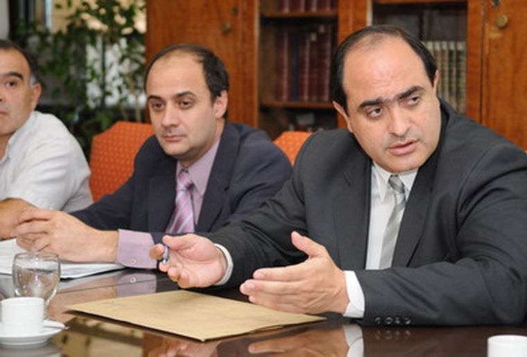 Adaro encabezó las dos reuniones hoy en Casa de Gobierno. Foto: Ivana González/MDZ