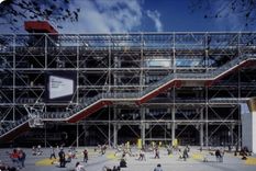 La fachada del Centro Pompidou Foto: Gentileza