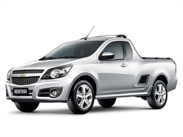 Esta es la Chevrolet Montana actual.