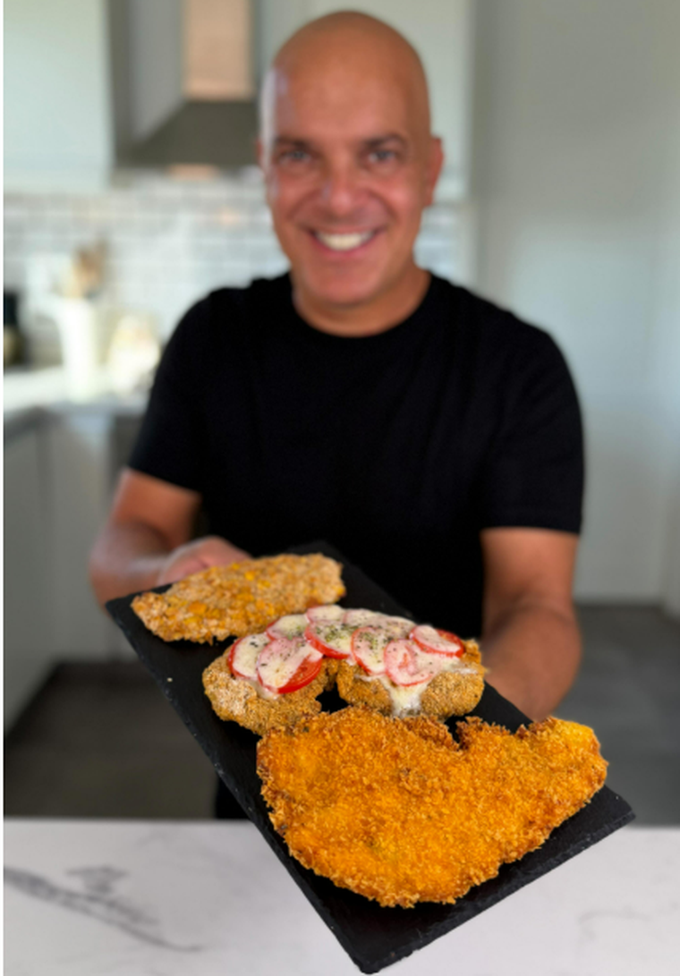 Las milanesas de Santiago Giogini. Las milanesas de Santiago Giogini.