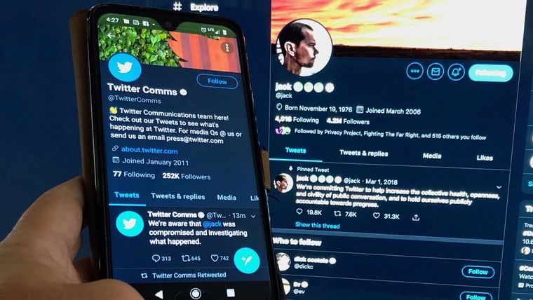 Tuit del departamento de comunicaciones de Twitter que confirma el hackeo de la cuenta del cofundador de esta red, Jack Dorsey, el 30 de agosto de 2019. Foto: Reuters