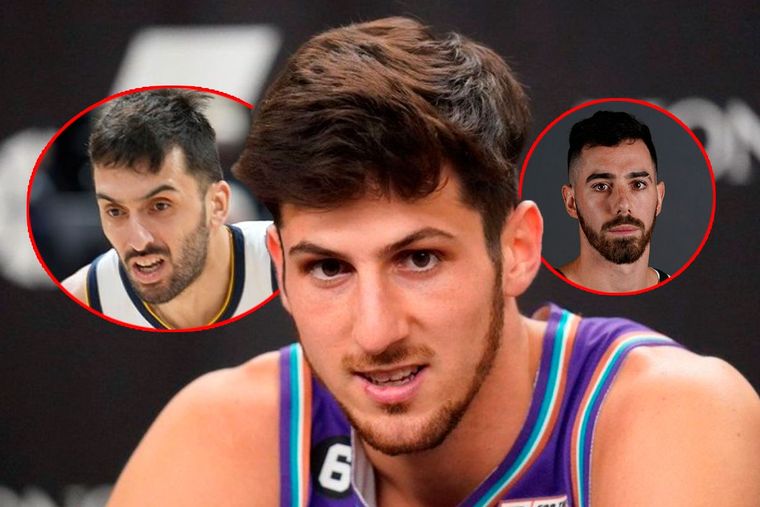 Bolmaro, Campazzo y Vildoza: tres situaciones distintas en la NBA.