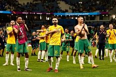 Australia está en octavos y no le teme a la Argentina. Foto: EFE