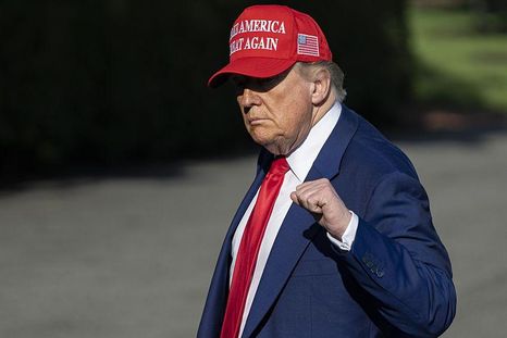 Trump arremetió contra sus críticos. Trump arremetió contra sus críticos.