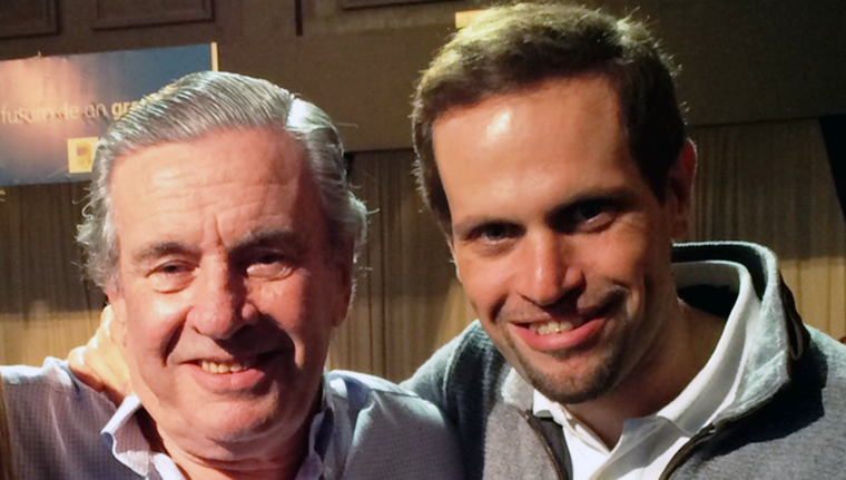 Juan Carlos y Mauricio Mazzón. Padre e hijo. Ambos tuvieron relación estrecha con José Luis Manzano.