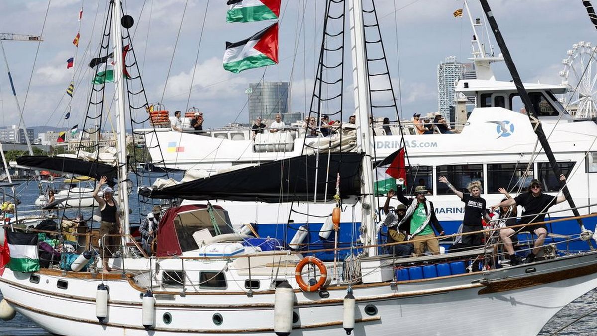 Gaza: Israel tratará como "terroristas" a los activistas de los barcos que llevarán ayuda