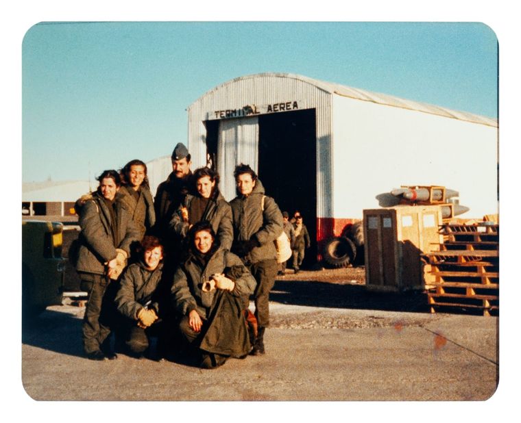 María Marta Lemme, María Cecilia Riccheri, Norma Etel Navarro, Susana Mazza, Silvia Barrera y María Angélica Sendes son las veteranas de Malvinas Foto: Gentileza Silvia Barrera María Marta Lemme, María Cecilia Riccheri, Norma Etel Navarro, Susana Mazza, Silvia Barrera y María Angélica Sendes son las veteranas de Malvinas Foto: Gentileza Silvia Barrera