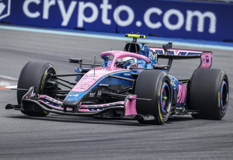 Colapinto, frustrado tras la Sprint en Miami.&nbsp;