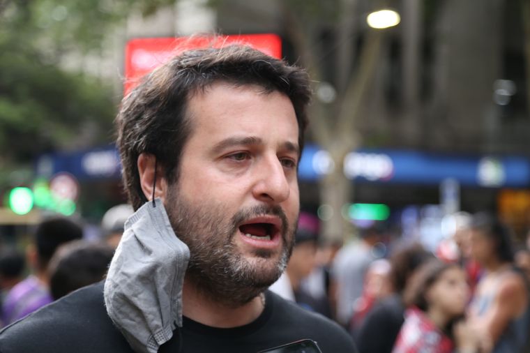 Marcha por la Legalización de la  Mariguana El Diputado provincial José María Videla, autor del proyecto de legalización, charla con Mdzol Foto: Maximiliano Ríos/MDZ