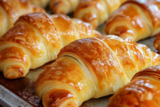 La receta de medialunas bañadas en almíbar nació como una versión más golosa de las medialunas de manteca tradicionales argentinas.