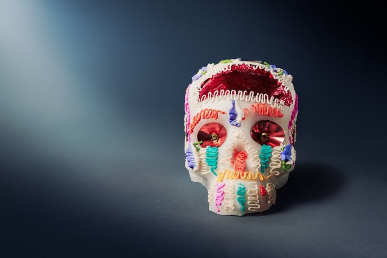 CALAVERAS DE AZÚCAR UNA DE LOS ELEMENTOS INFALTABLES EN LAS OFRENDAS PARA EL DÍA DE MUERTOS Foto: SHUTERSTOCK