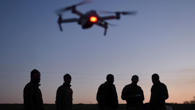 En Polonia, se detectaron tres drones de Rusia y hay una fuerte reacción. Foto: Efe.