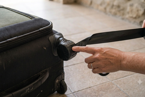 El truco para proteger la valija en viajes. El truco para proteger la valija en viajes.