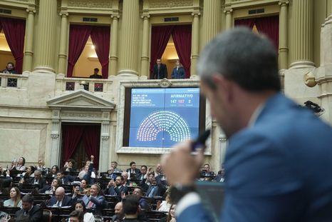 Comienza el poroteo en la Cámara de Diputados para definir el futuro del veto al aumento de jubilaciones de Javier Milei. Comienza el poroteo en la Cámara de Diputados para definir el futuro del veto al aumento de jubilaciones de Javier Milei.