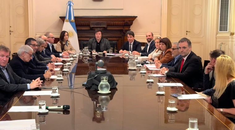 Javier Milei aclaró cuál fue la participación del embajador de Israel en la reunión de Gabinete Foto: Oficina del Presidente