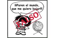 paren el mundo que me quiero bajar: la frase que la mafalda de quino nunca dijo