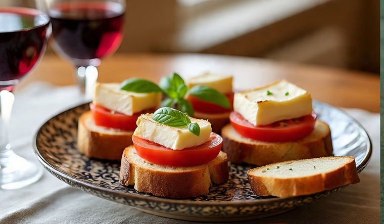 En verano, esta receta se sirve al momento para mantener el pan crocante. En verano, esta receta se sirve al momento para mantener el pan crocante.