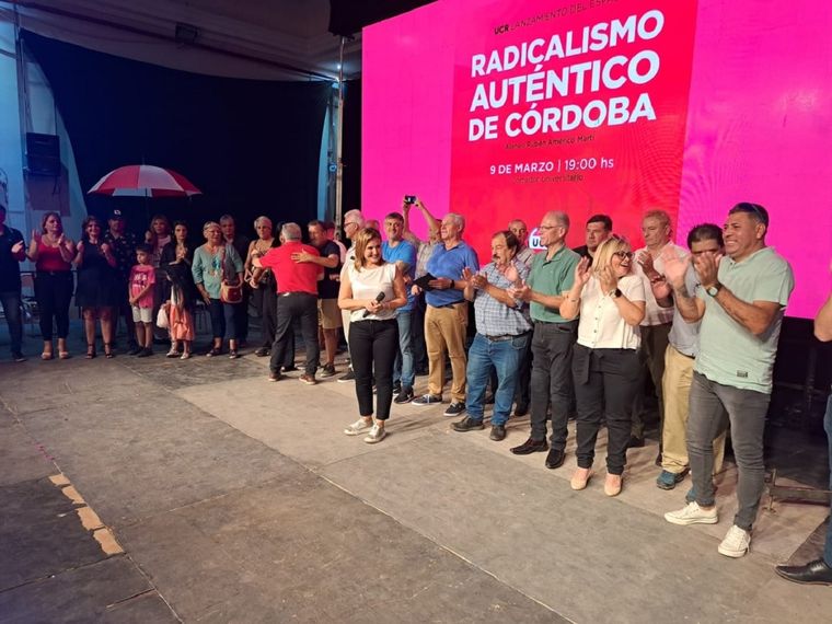 El acto fue liderado por la intendente de Estación Juárez Celman, Miryam Prunotto Foto: Prensa Radicalismo Auténtico