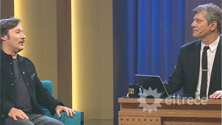 El cantante visitó a Mario Pergolini. El cantante visitó a Mario Pergolini.