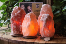 Las lámparas de sal son beneficiosas para la salud. Foto: The Himalayan Trading Co.
