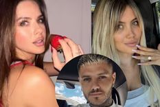 Wanda Nara, Mauro Icardi y la China Suárez; en el ojo de la tormenta mediática Foto: Instagram @sangrejaponesa @wanda_nara @mauroicardi