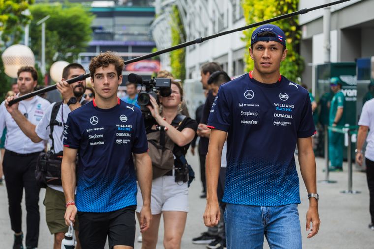 El piloto de Pilar sigue ligado a Williams, pese a haber sido cedido a Alpine hasta por cinco temporadas. 