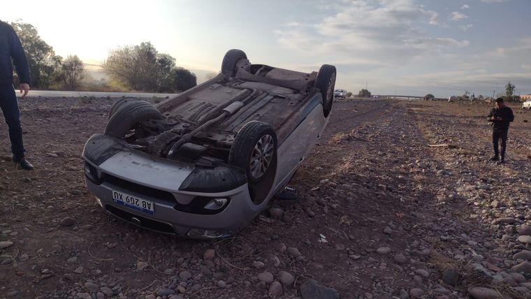 Así quedó el rodado tras el accidente Foto: Federico Lagiglia/ MDZ