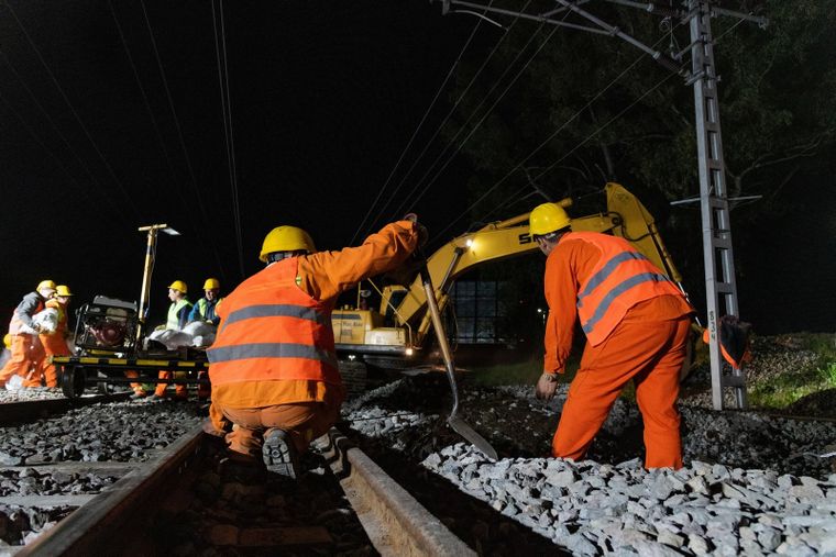El servicio de la línea Roca que une Plaza Constitución con La Plata estará limitado durante el sábado 7 y el domingo 8, entre la terminal porteña y Villa Elisa. Foto: Trenes Argentinos