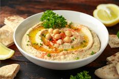 Hummus casero: el dip versátil que nunca falla. Foto: Shutterstock
