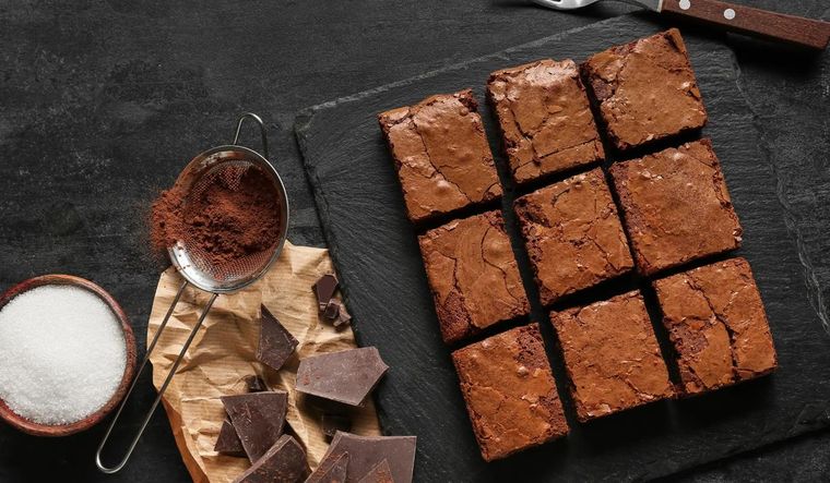 Brownie de banana con trozos de chocolate, la receta Brownie de banana con trozos de chocolate, la receta