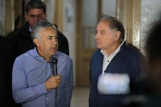 Alfredo Cornejo durante su visita a San Rafael Foto: Prensa Alfredo Cornejo