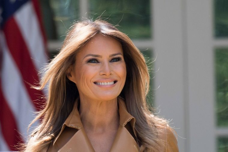 No te pierdas el look de Melania Trump.