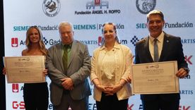 En la velada estuvieron presentes Mariana Fabbiani; Ricardo Gelpi, rector de la UBA; Dra. Roxana del Águila, directora del Instituto Roffo y Guillermo Lobo.