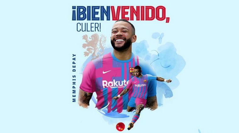 Memphis Depay es el nuevo refuerzo del Barça Foto: FC Barcelona