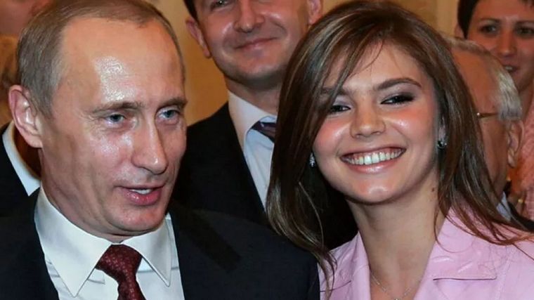 Putin y su novia, Alina Kabaeva. Foto: ElNacional.